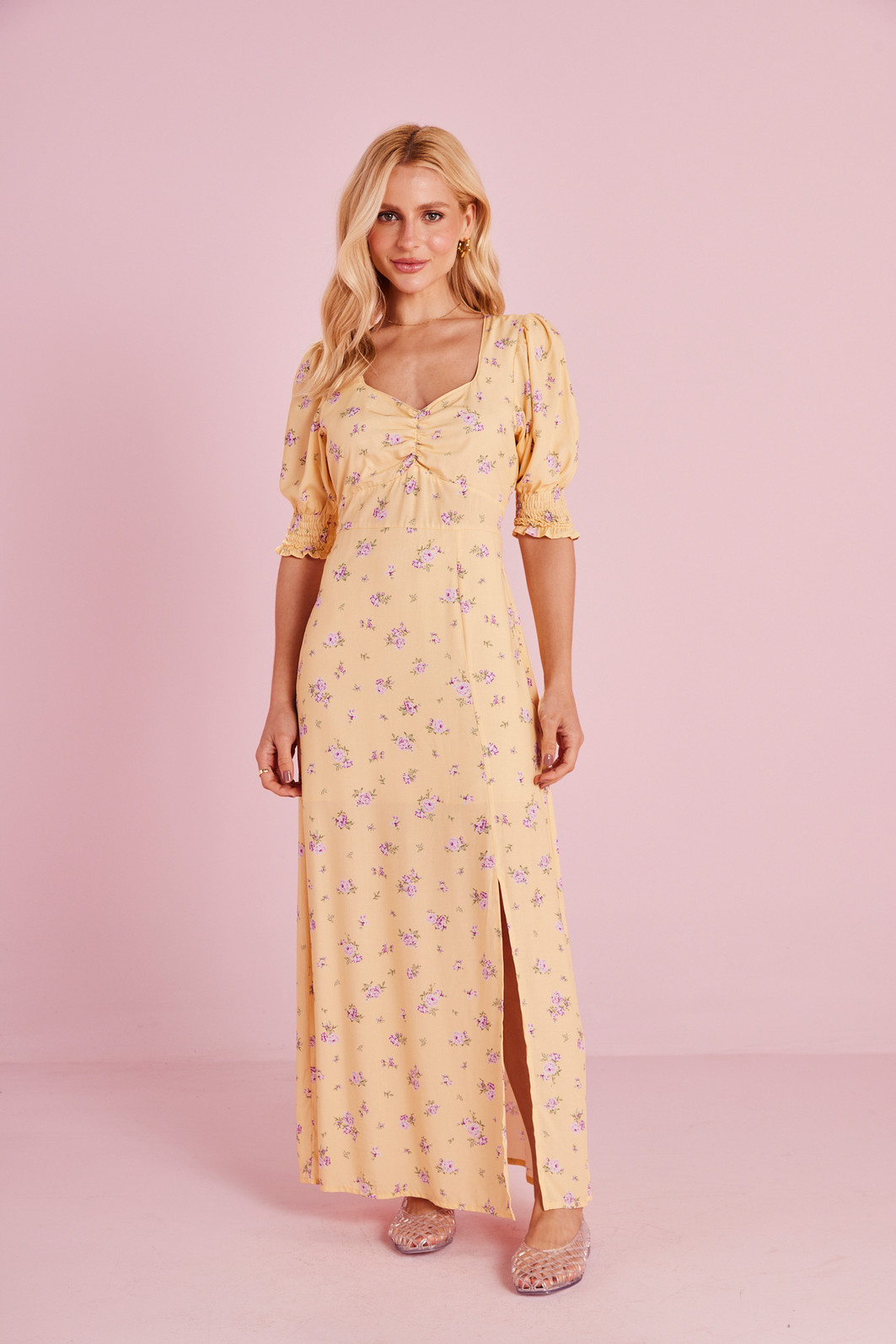 VESTIDO MIDI FLORAL VESTIDO MIDI FLORAL