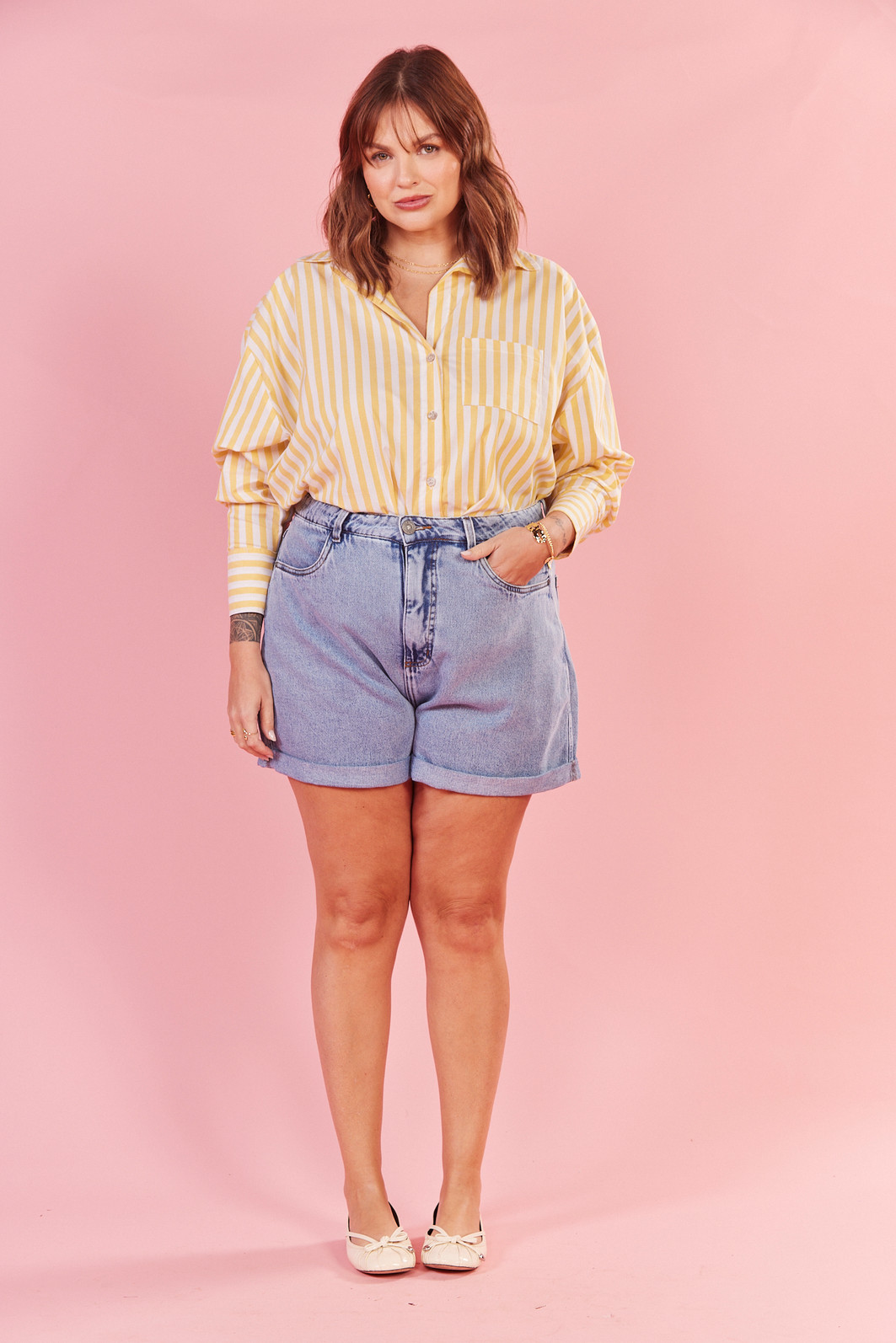 CAMISA SICILIA LISTRADO AMARELO CAMISA SICILIA LISTRADO AMARELO