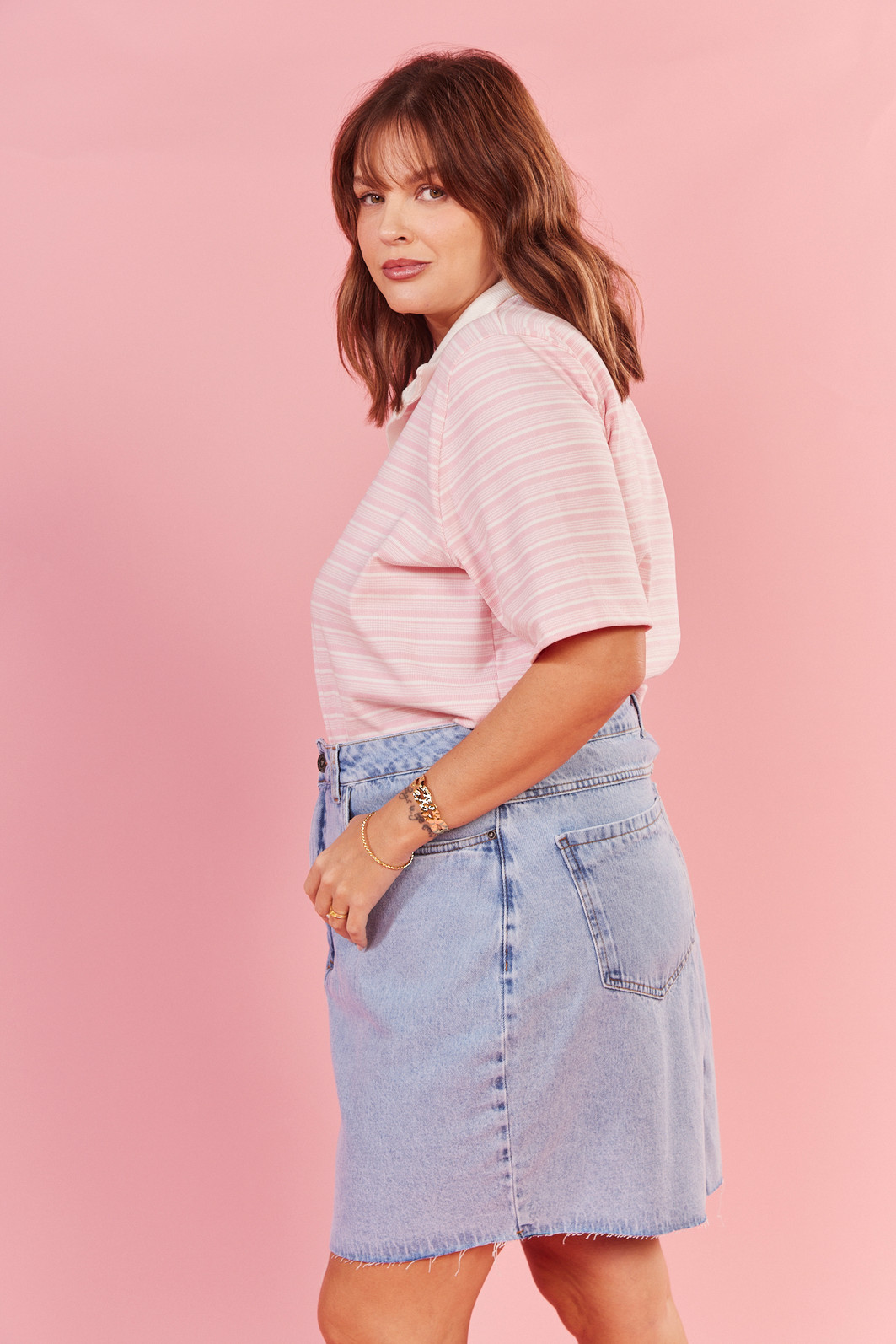 BLUSA POLO LISTRADA JES LISTRADO ROSA BLUSA POLO LISTRADA JES LISTRADO ROSA