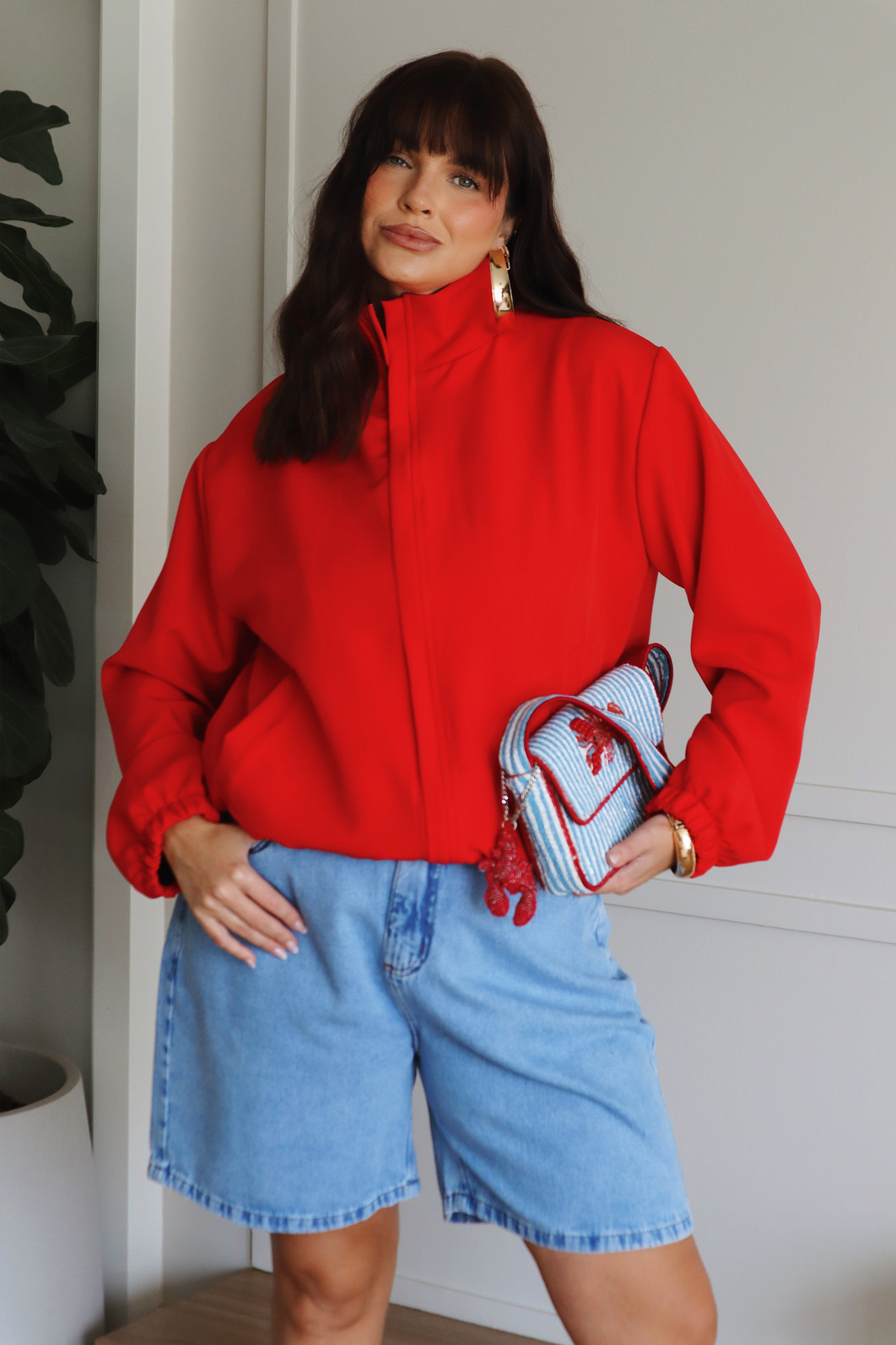 JAQUETA JOANA VERMELHO JAQUETA JOANA VERMELHO