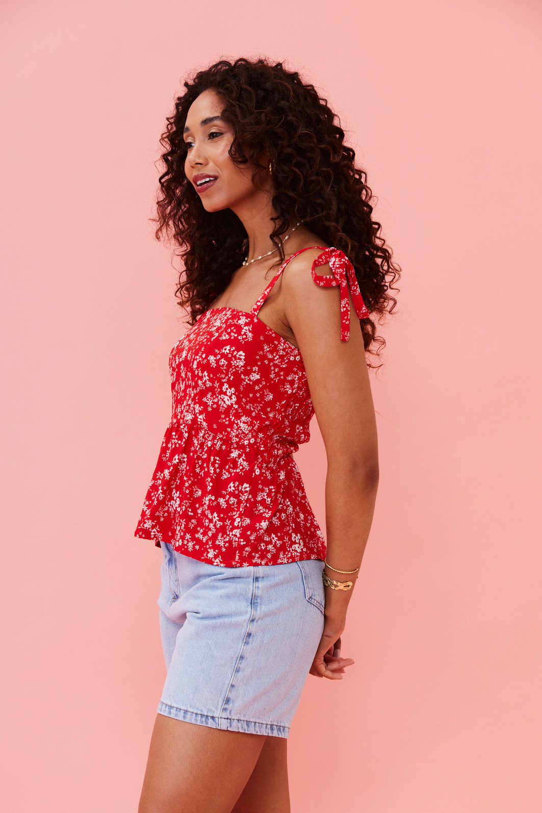 BLUSA ALÇA LUISA FLORAL