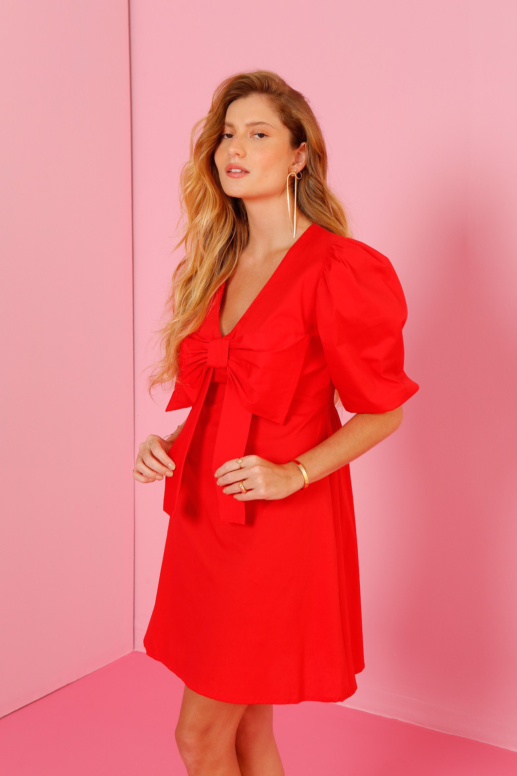 VESTIDO CURTO LAÇO VERMELHO VESTIDO CURTO LAÇO VERMELHO