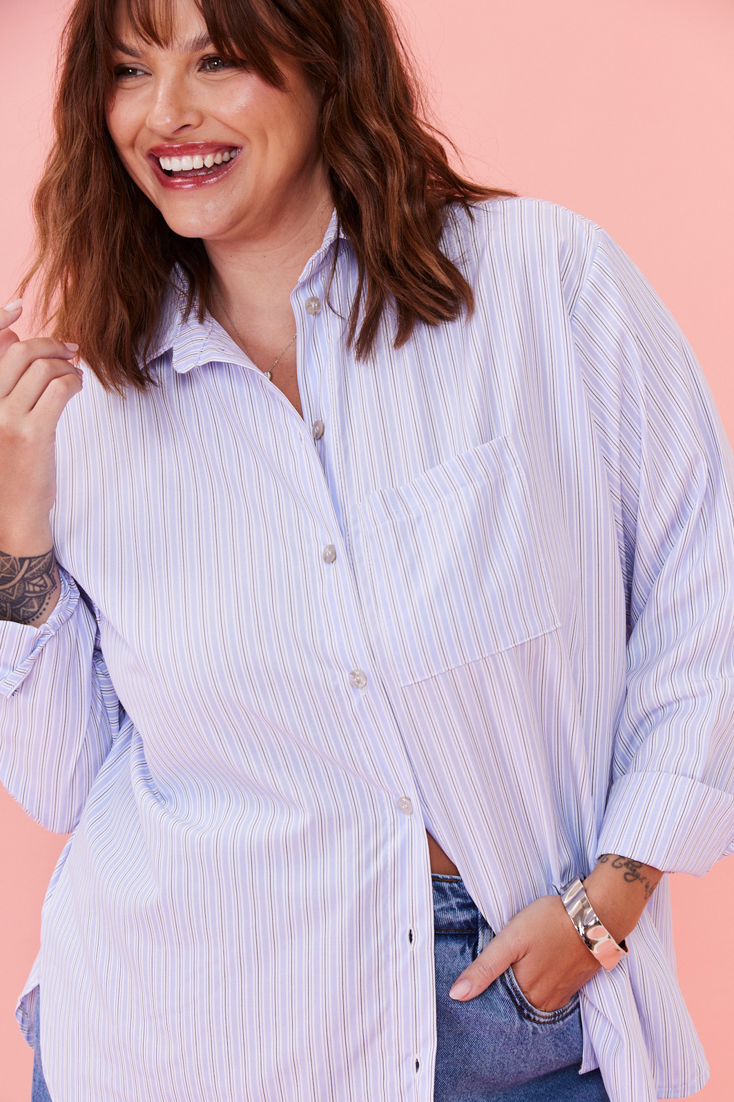 CAMISA MONIQUE LISTRADO