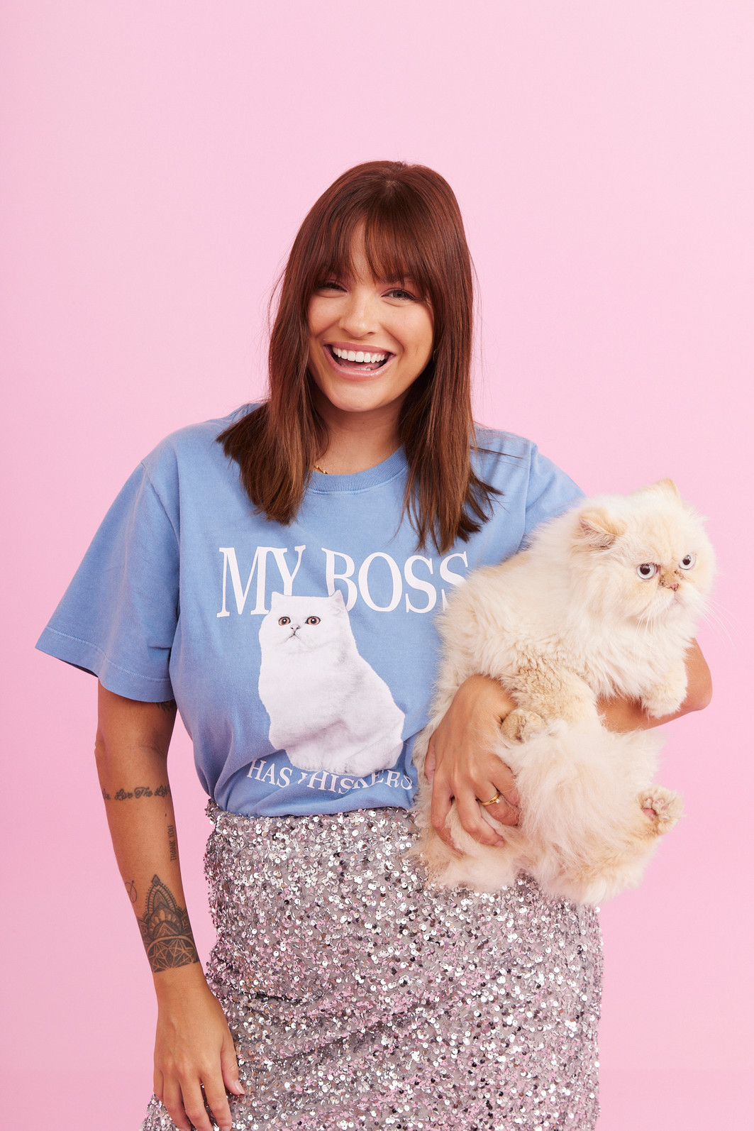 T-SHIRT SLIM MY BOSS AZUL T-SHIRT SLIM MY BOSS AZUL