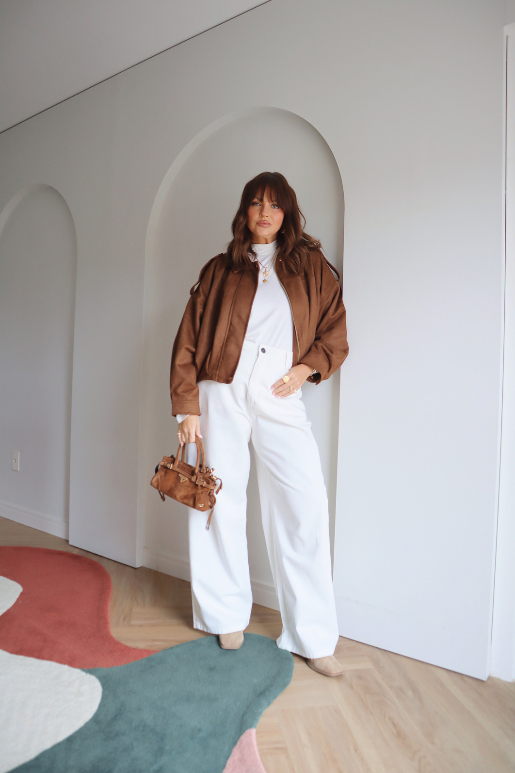 JAQUETA OVERSIZED CARAMELO