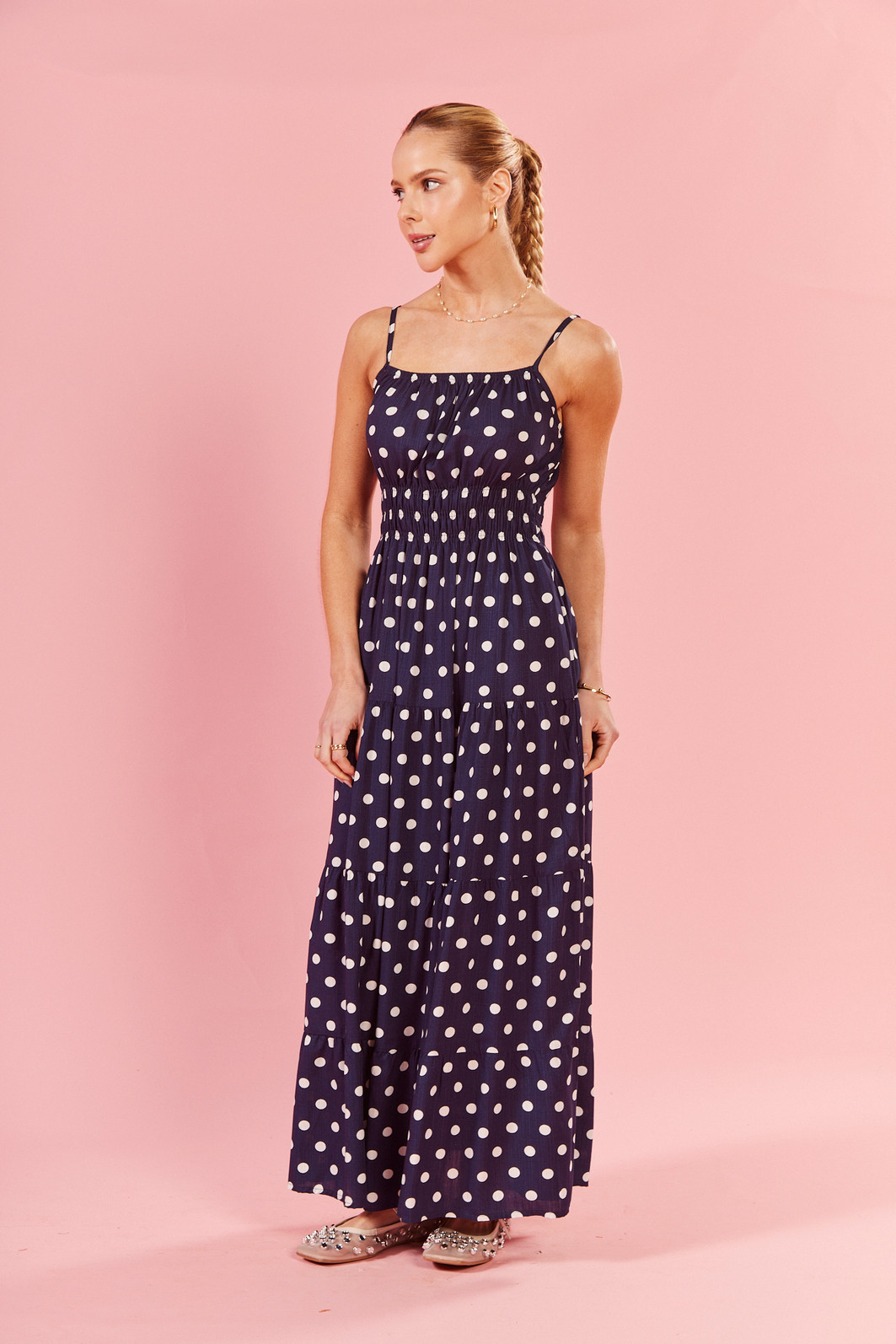 VESTIDO AURORA POA FUNDO AZUL VESTIDO AURORA POA FUNDO AZUL