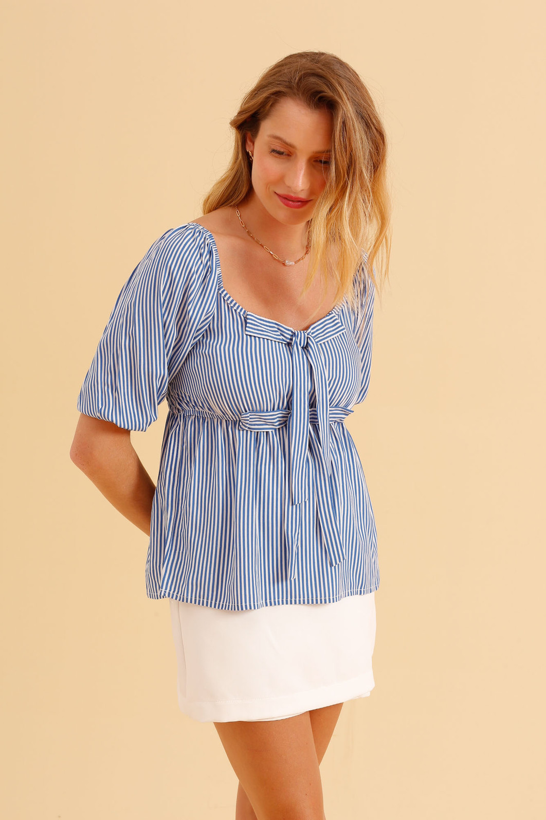 SHORTS SAIA OFF WHITE