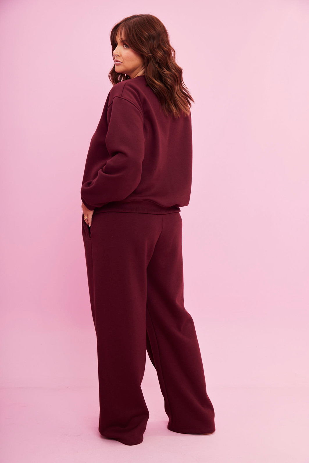 CONJUNTO PREMIUM DE MOLETOM TALI VINHO DO PORTO