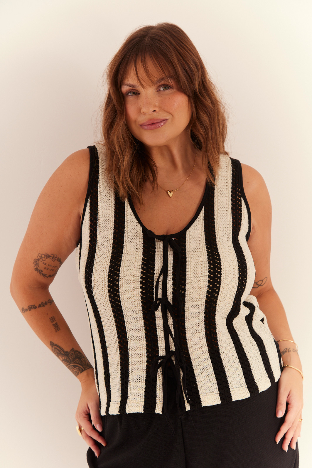 COLETE LISTRADO PRETO COLETE LISTRADO PRETO