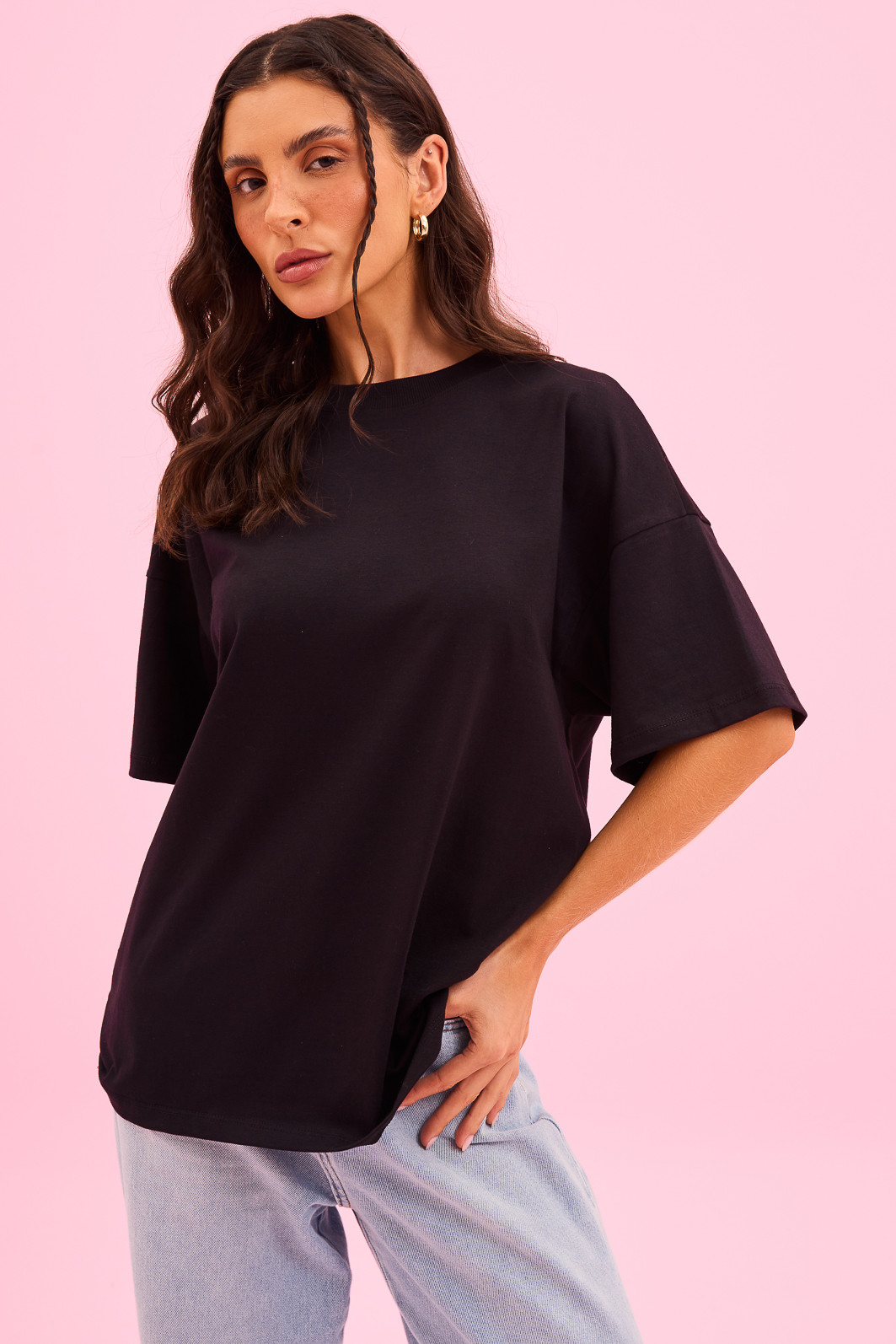 T-SHIRT OVER PREMIUM COMFORT PRETO T-SHIRT OVER PREMIUM COMFORT PRETO