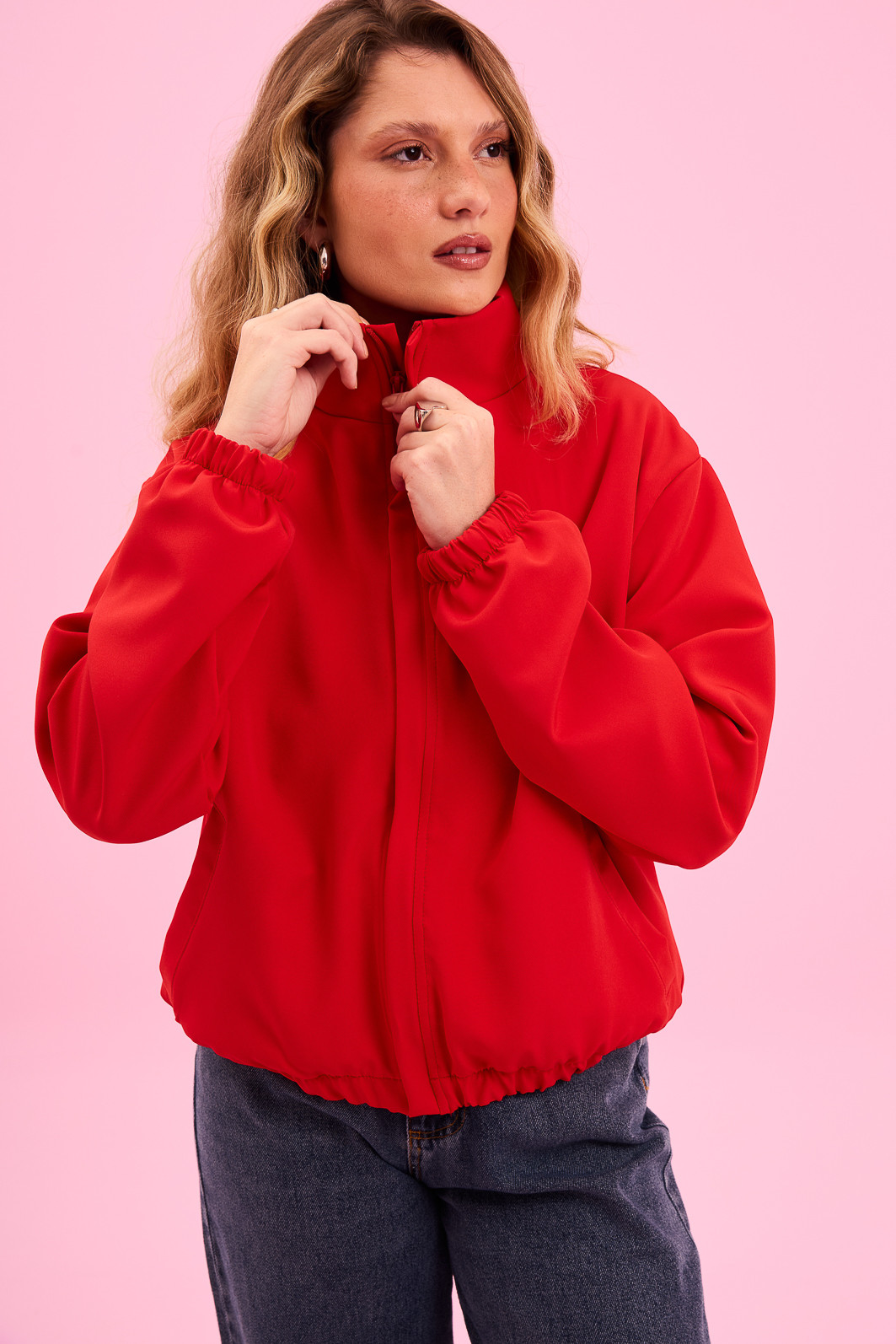 JAQUETA JOANA VERMELHO JAQUETA JOANA VERMELHO