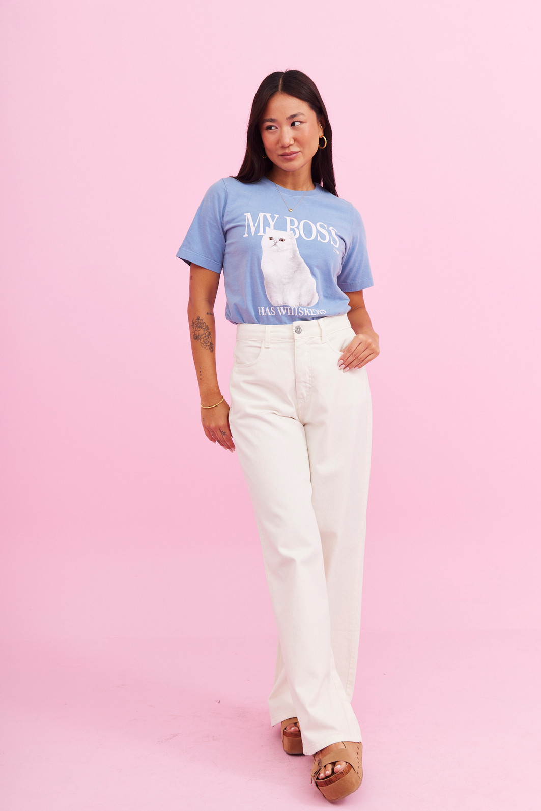 CALÇA JEANS WIDE LEG OFF WHITE CALÇA JEANS WIDE LEG OFF WHITE