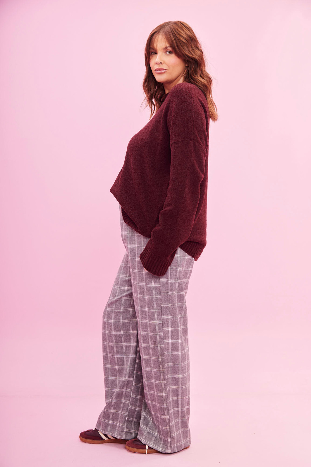 CALÇA ALFAITARIA JOANA XADREZ CALÇA ALFAITARIA JOANA XADREZ