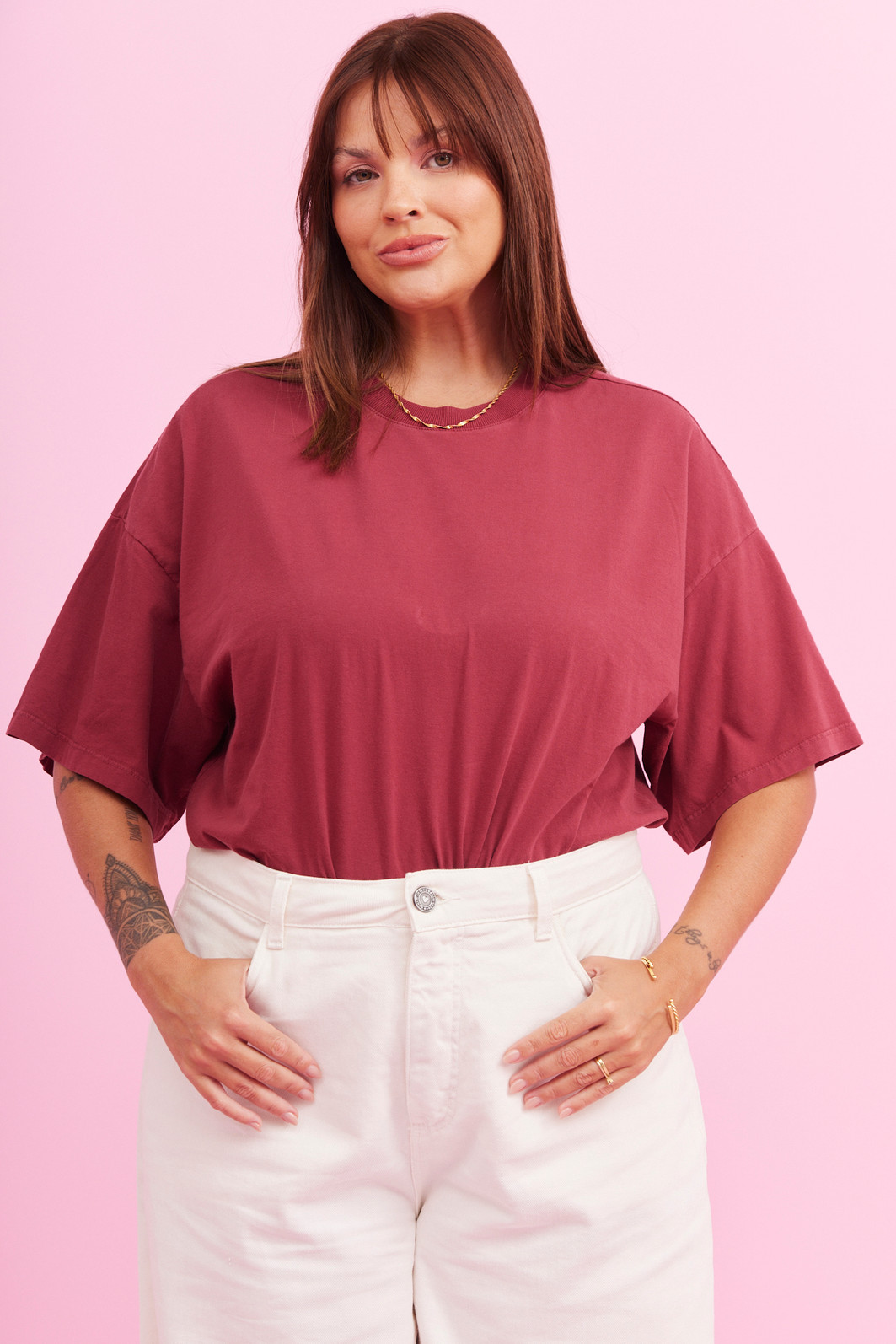 T-SHIRT OVER TURIN BORDO T-SHIRT OVER TURIN BORDO