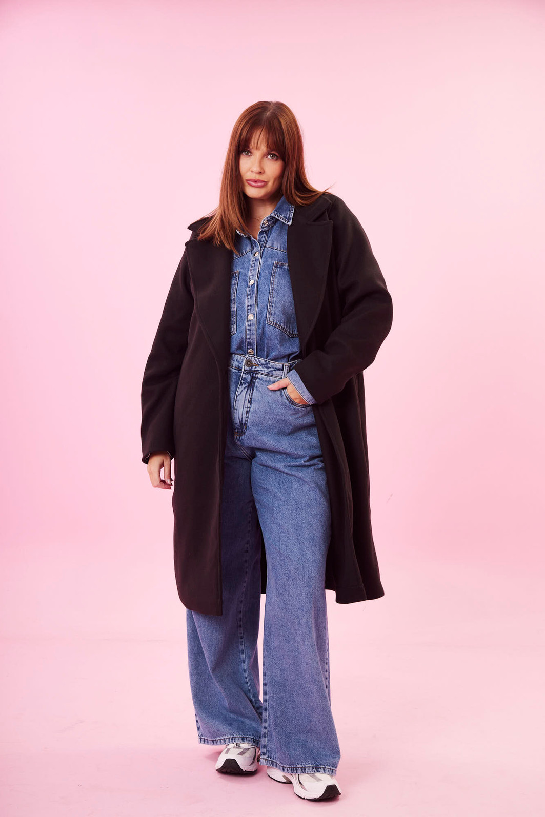 CALÇA JEANS WIDE LEG DULCE JEANS ESCURO CALÇA JEANS WIDE LEG DULCE JEANS ESCURO