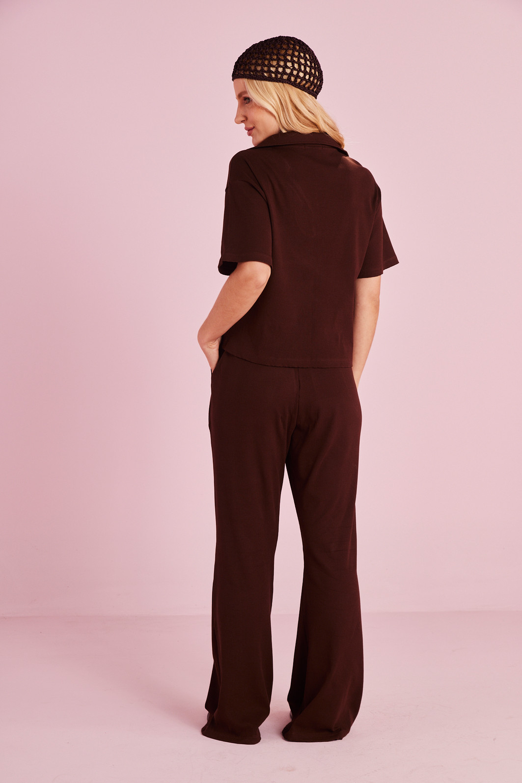 CALÇA COMFY ANNA MARROM CALÇA COMFY ANNA MARROM