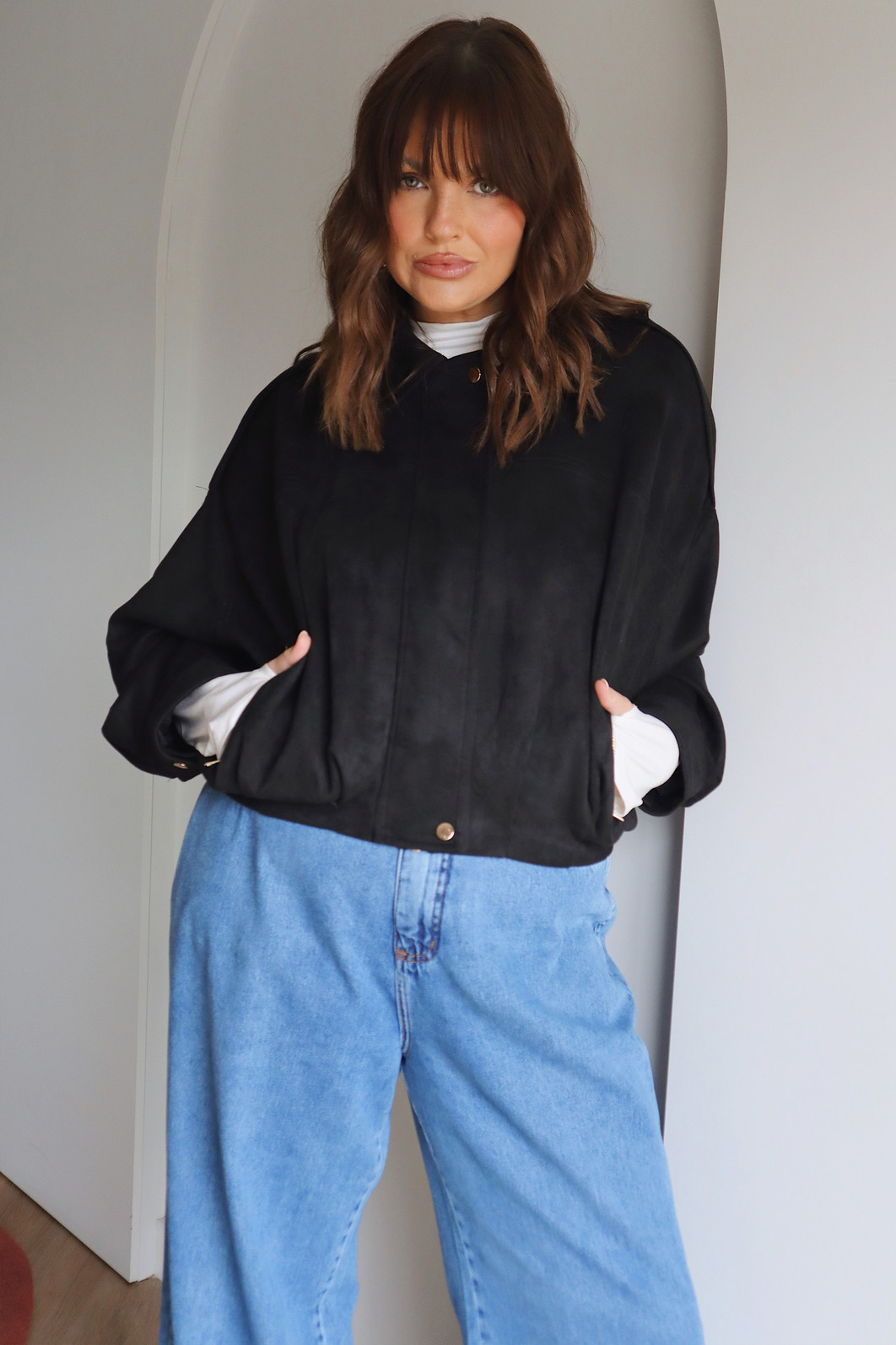 JAQUETA OVERSIZED PRETO