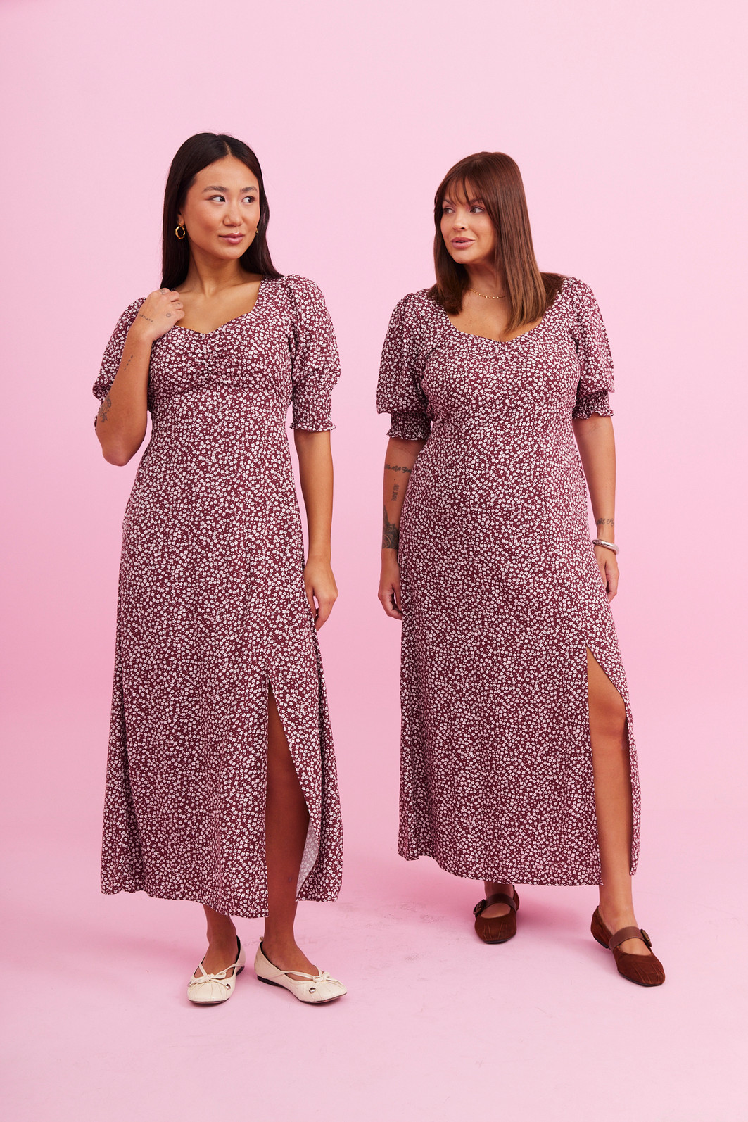 VESTIDO MIDI CARINE FLORAL VESTIDO MIDI CARINE FLORAL