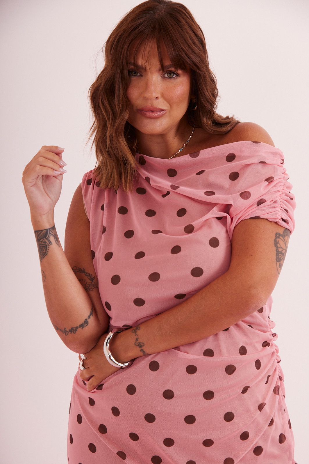 BLUSA ANA POA FUNDO ROSA BLUSA ANA POA FUNDO ROSA