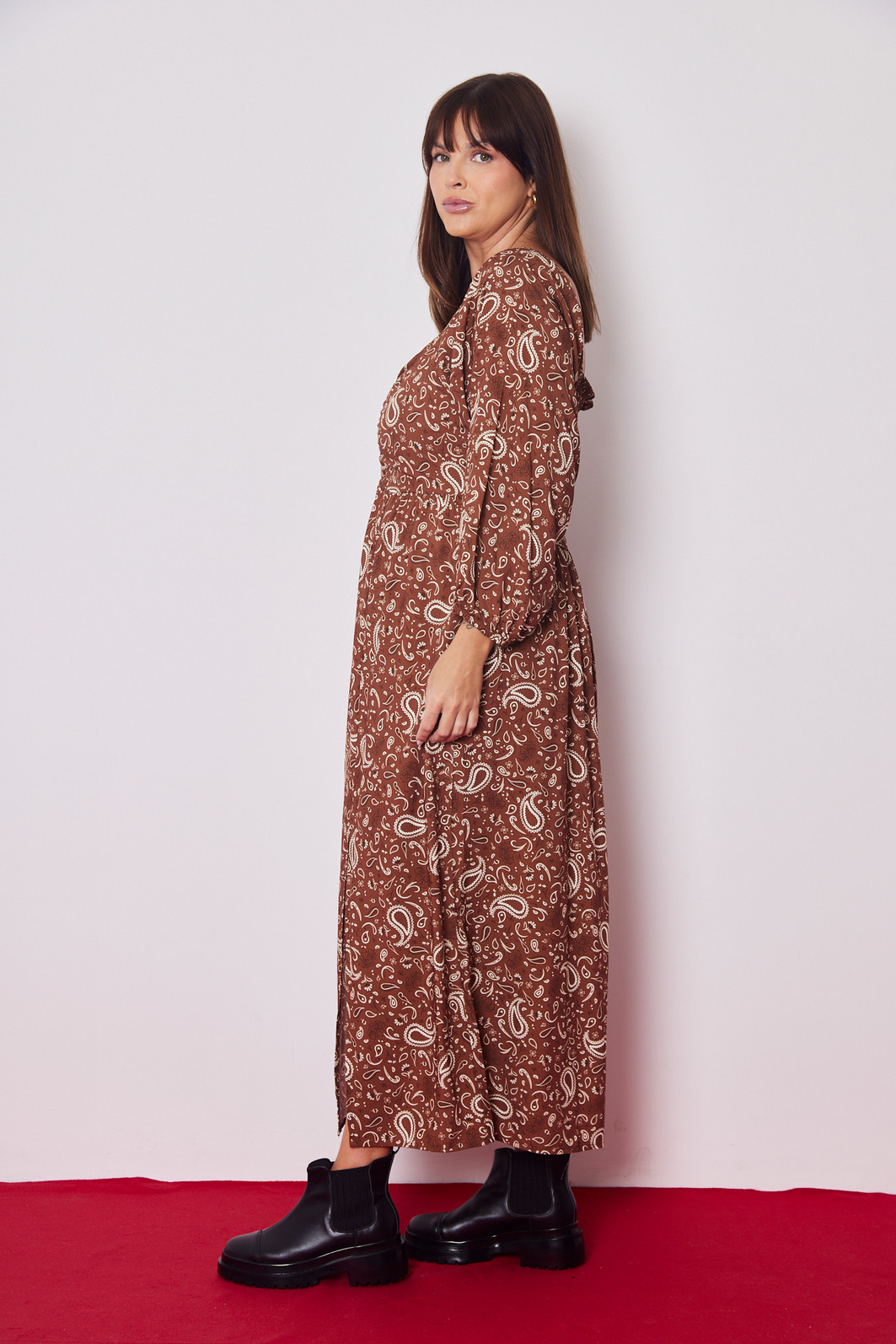 VESTIDO PAISLEY ESTAMPADO VESTIDO PAISLEY ESTAMPADO