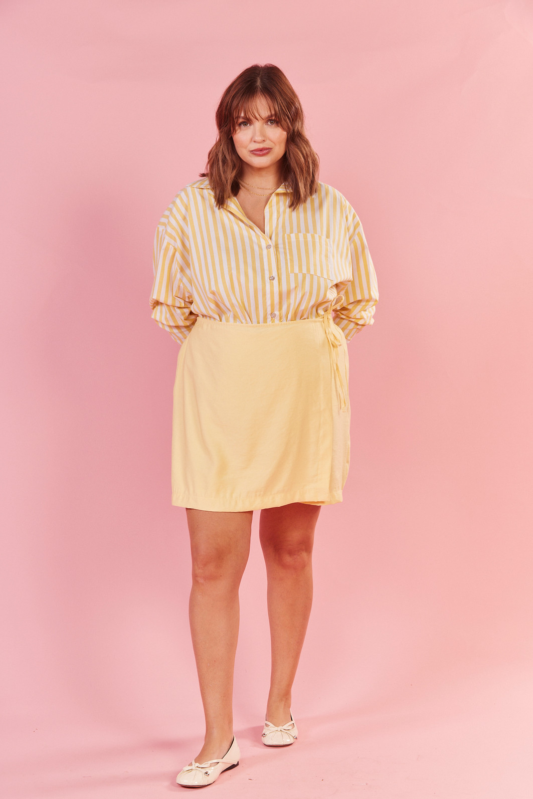 CAMISA SICILIA LISTRADO AMARELO CAMISA SICILIA LISTRADO AMARELO