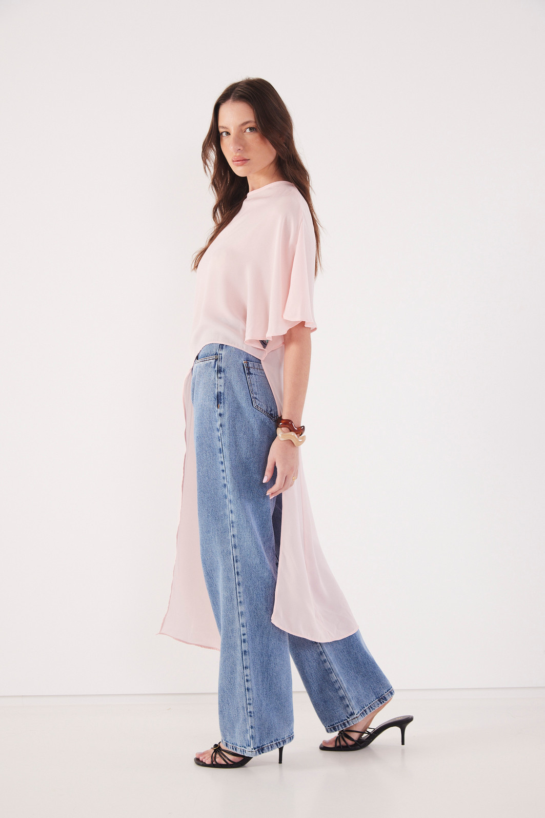 BLUSA CAPA BRUNA ROSA BLUSA CAPA BRUNA ROSA