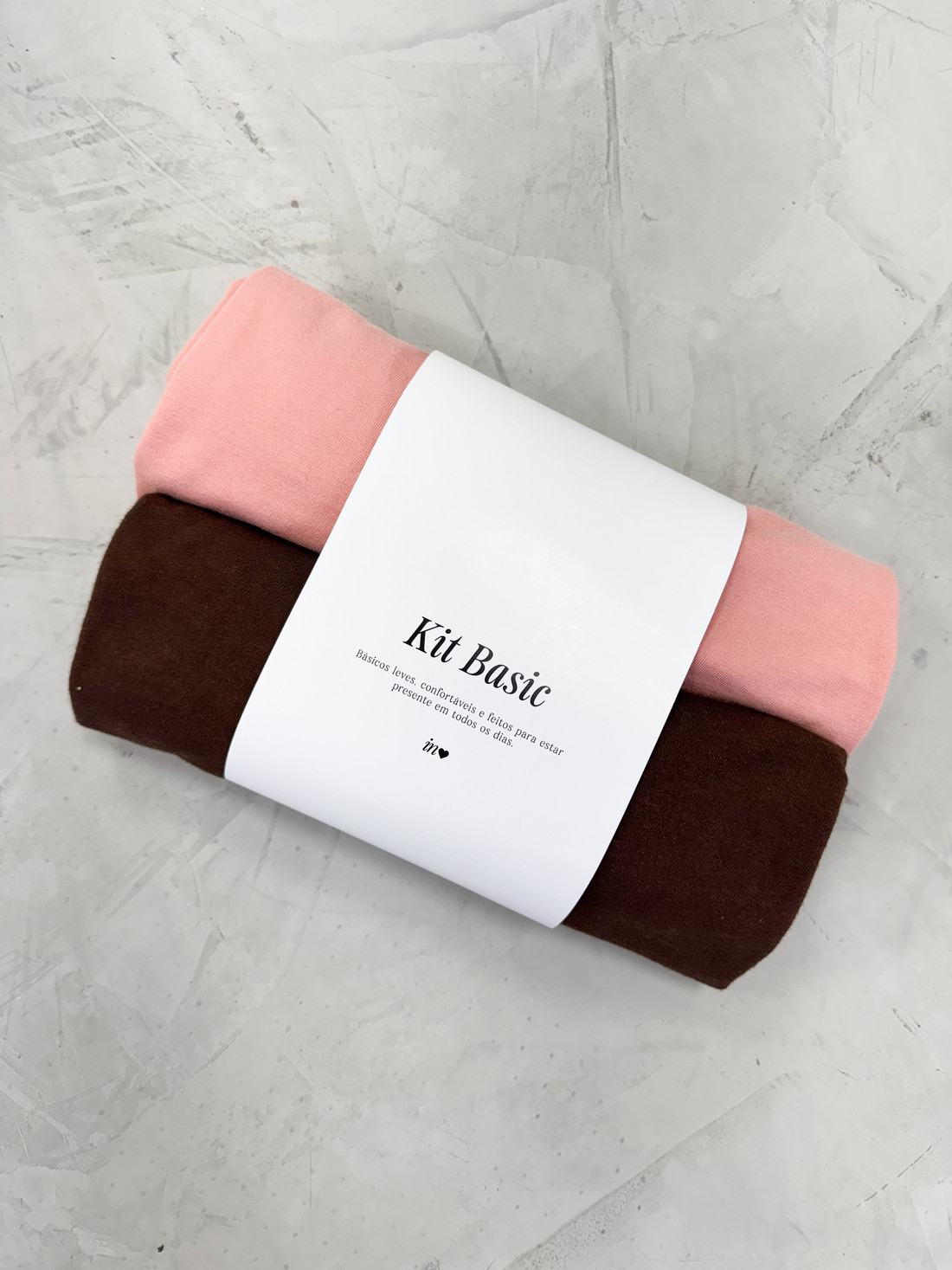 KIT T-SHIRTS OVER MARROM / ROSA KIT T-SHIRTS OVER MARROM / ROSA