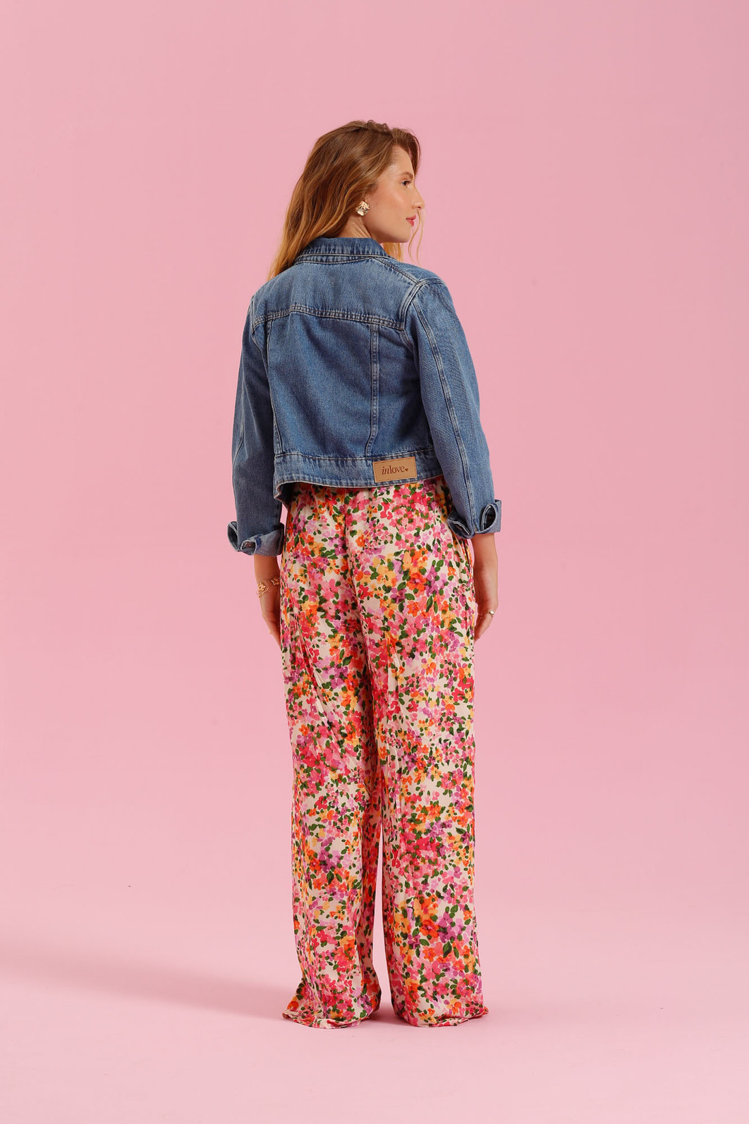 CALCA ROSA ESTAMPA FLORAL