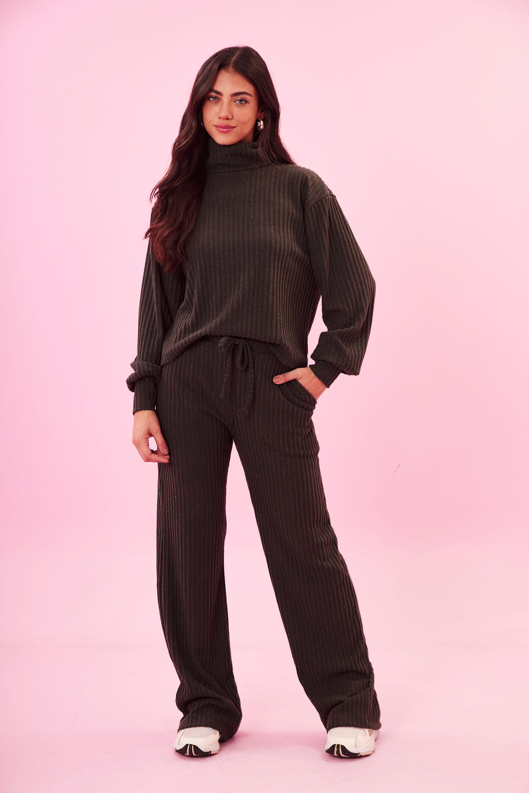 CONJUNTO TRICOT COMFY VERDE CONJUNTO TRICOT COMFY VERDE