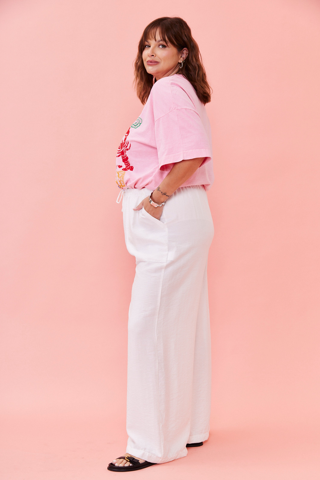 CALCA BRENDA OFF WHITE CALCA BRENDA OFF WHITE