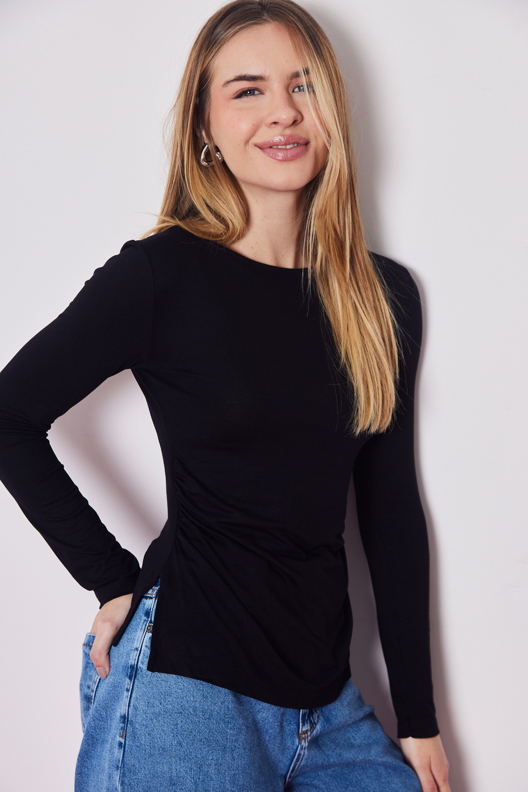 BLUSA VISCOLYCRA CAROL PRETO BLUSA VISCOLYCRA CAROL PRETO