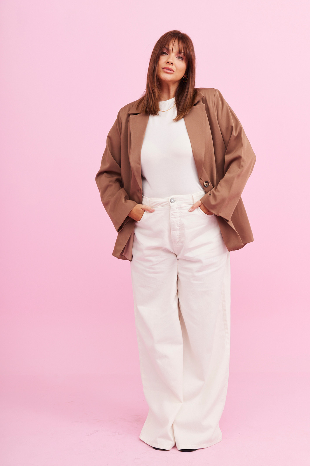 CALÇA JEANS WIDE LEG OFF WHITE CALÇA JEANS WIDE LEG OFF WHITE