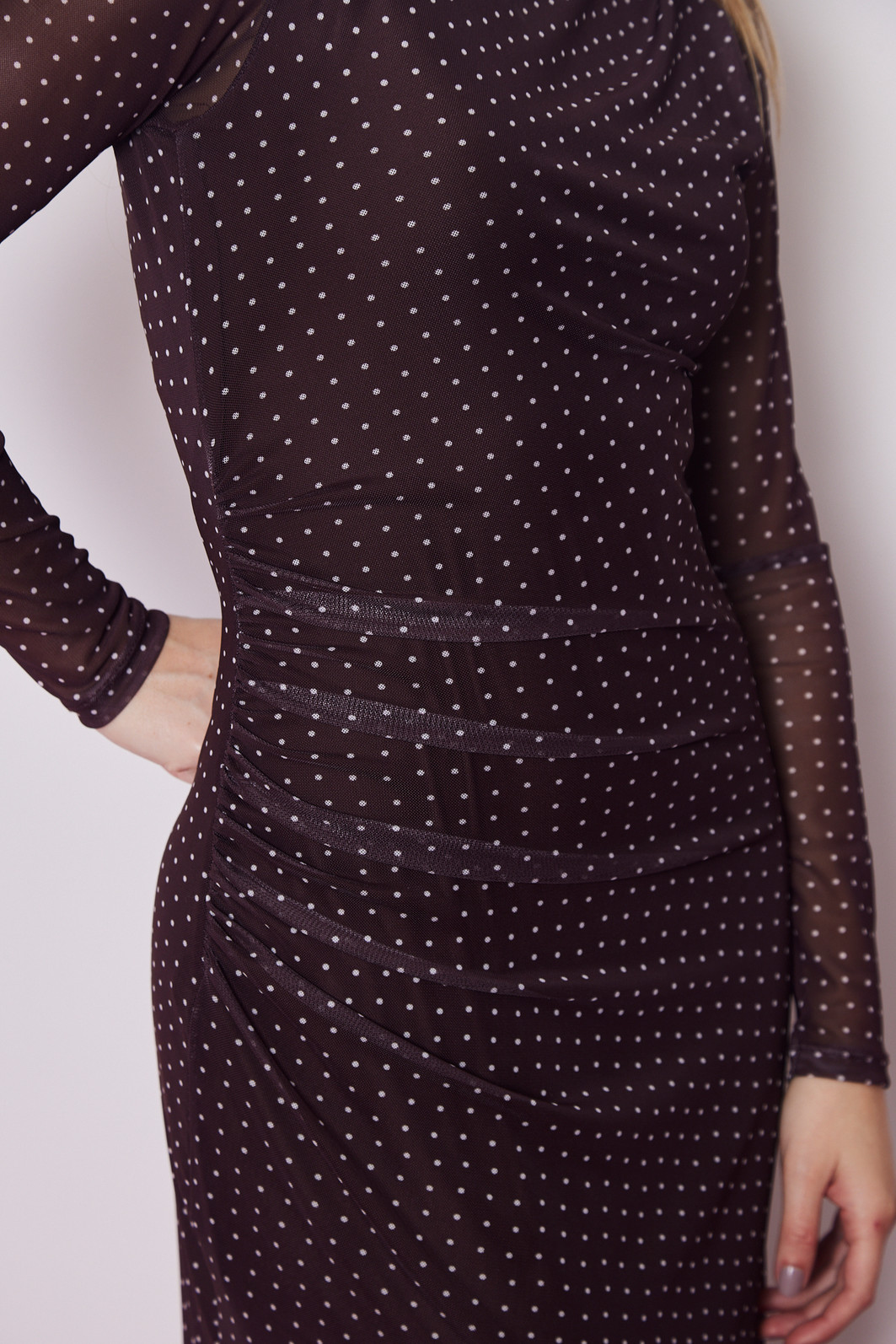 VESTIDO TULE BEATRIZ POA MARROM VESTIDO TULE BEATRIZ POA MARROM