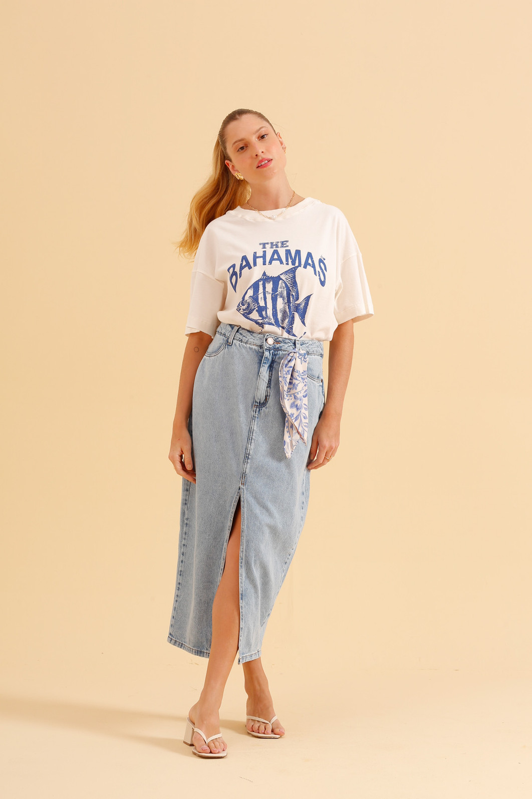 T-SHIRT THE BAHAMAS OFF WHITE T-SHIRT THE BAHAMAS OFF WHITE