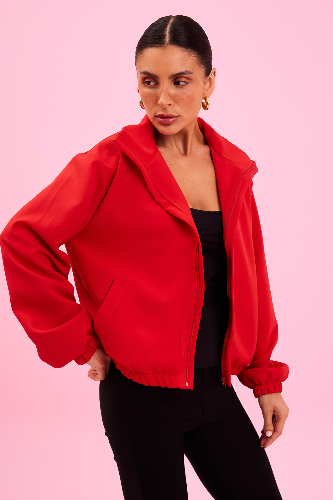 JAQUETA JOANA VERMELHO JAQUETA JOANA VERMELHO