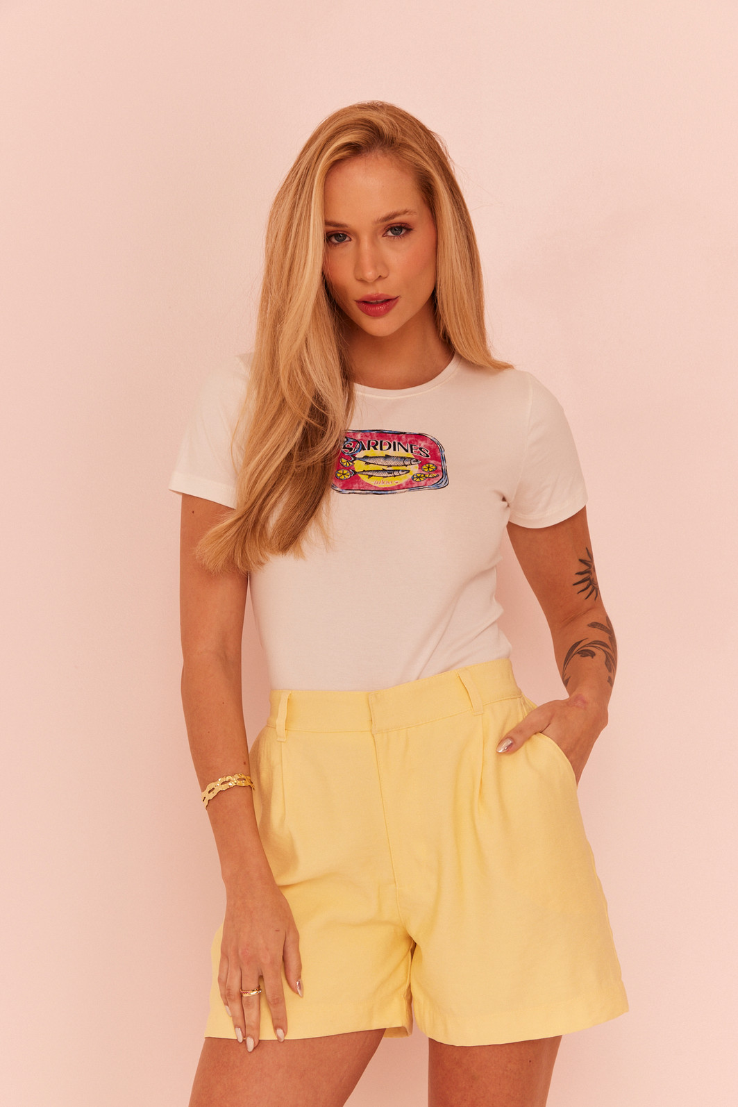 SHORTS JULIA AMARELO SHORTS JULIA AMARELO