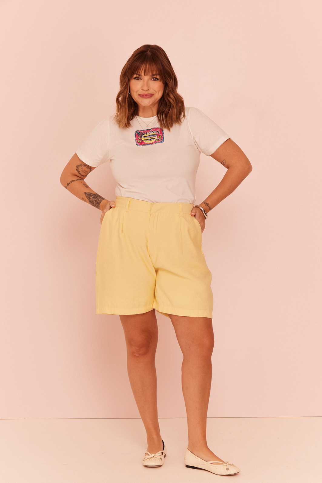 SHORTS JULIA AMARELO SHORTS JULIA AMARELO