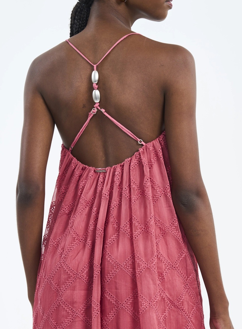 VESTIDO BORDADO ROSA DANDY COLCCI VESTIDO BORDADO ROSA DANDY COLCCI