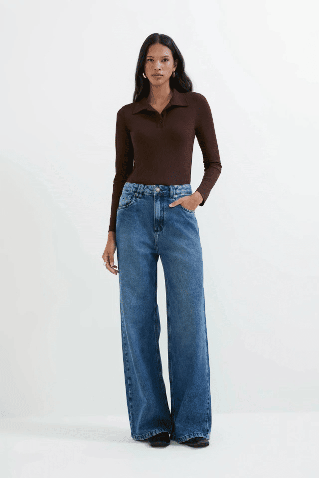 BLUSA MARIE MARROM CAFÉ BLUSA MARIE MARROM CAFÉ