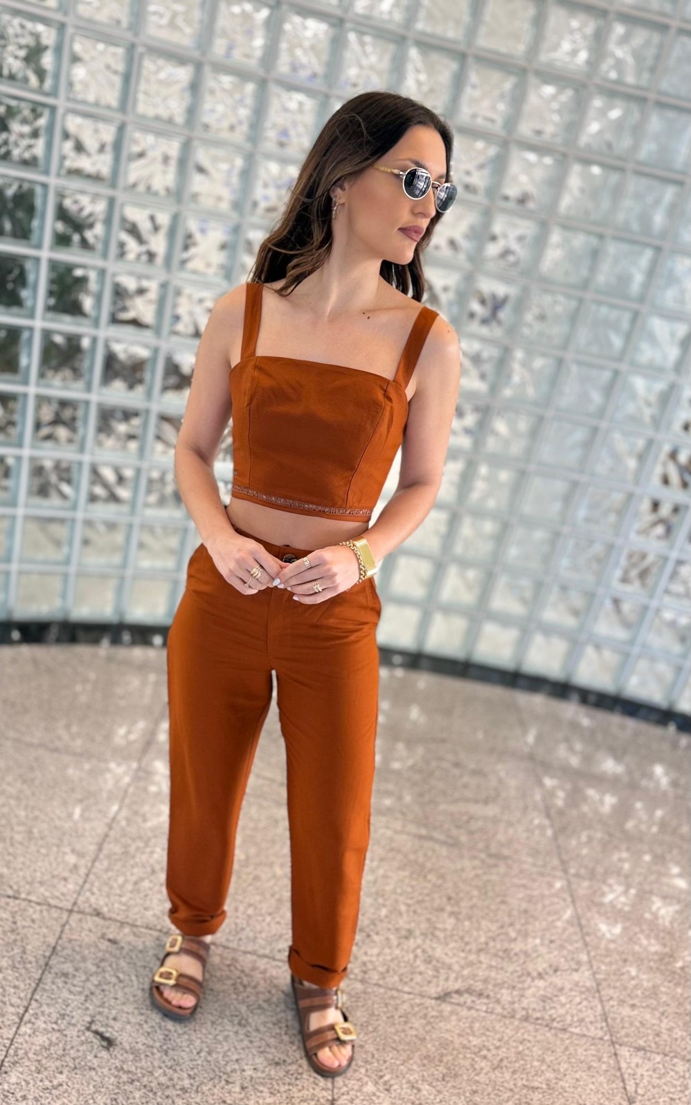 TOP LINHO MARROM ZEUS FORUM