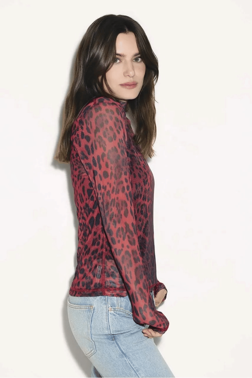 BLUSA SOLANGE ONÇA VERMELHO NV BLUSA SOLANGE ONÇA VERMELHO NV