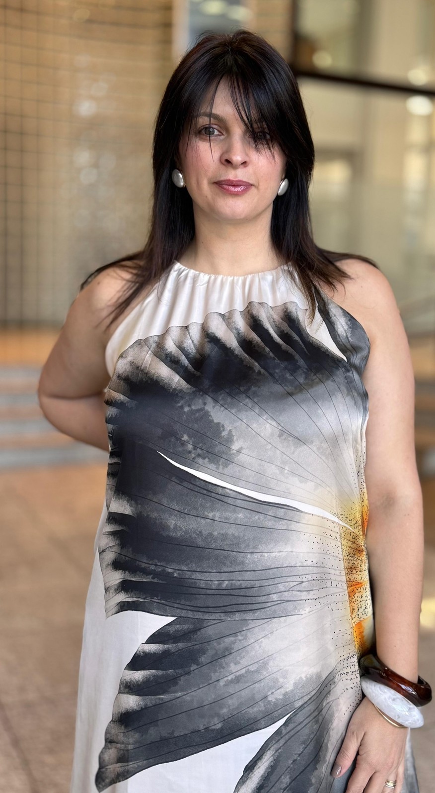 VESTIDO LONGO CAVA FRANCESA MORENA ROSA