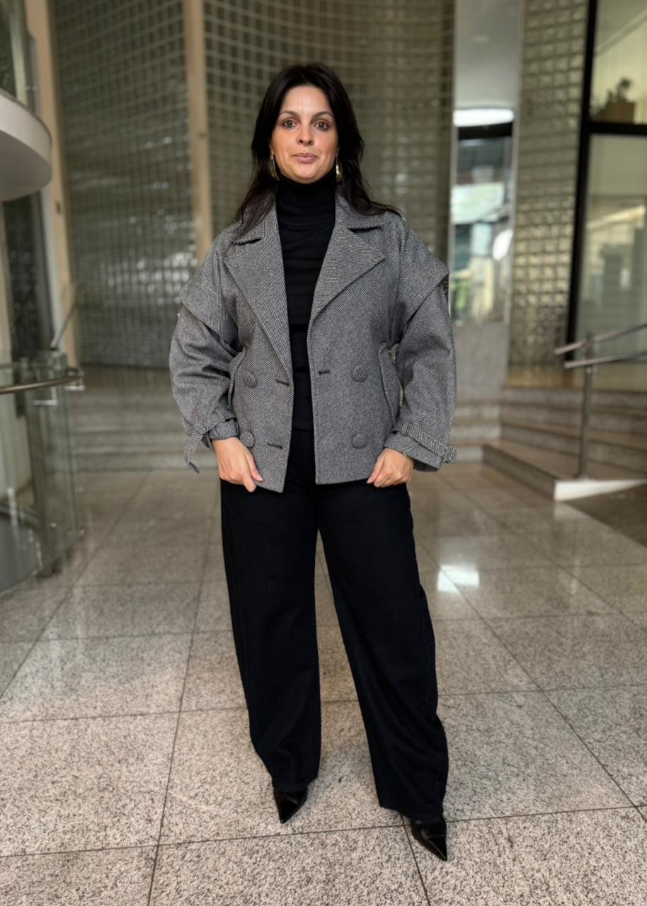 CASACO CINZA FULIGEM FORUM