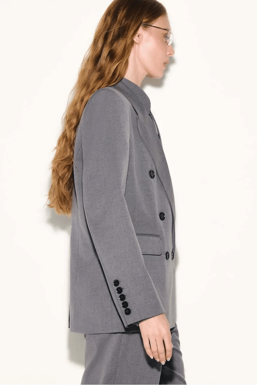 BLAZER ZOE CINZA MESCLA NV BLAZER ZOE CINZA MESCLA NV