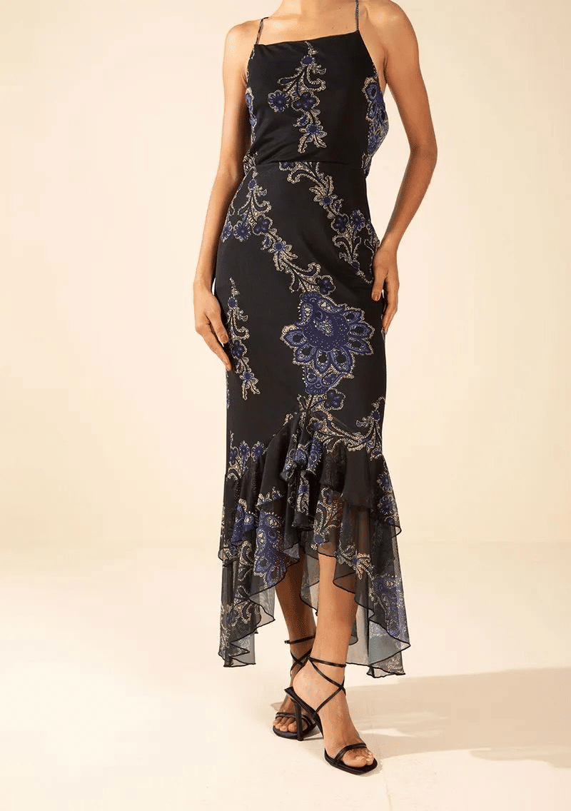 VESTIDO AJUSTADO DECOTE RETO COM ALCA LONGO MORENA ROSA VESTIDO AJUSTADO DECOTE RETO COM ALCA LONGO MORENA ROSA