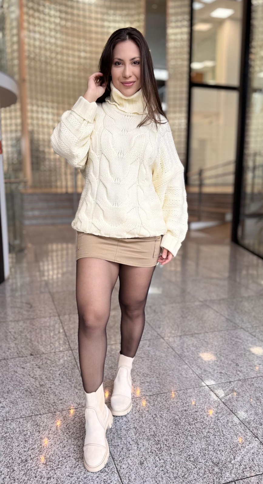 BLUSA MANGA AMPLA TRICOT CRU MORENA ROSA