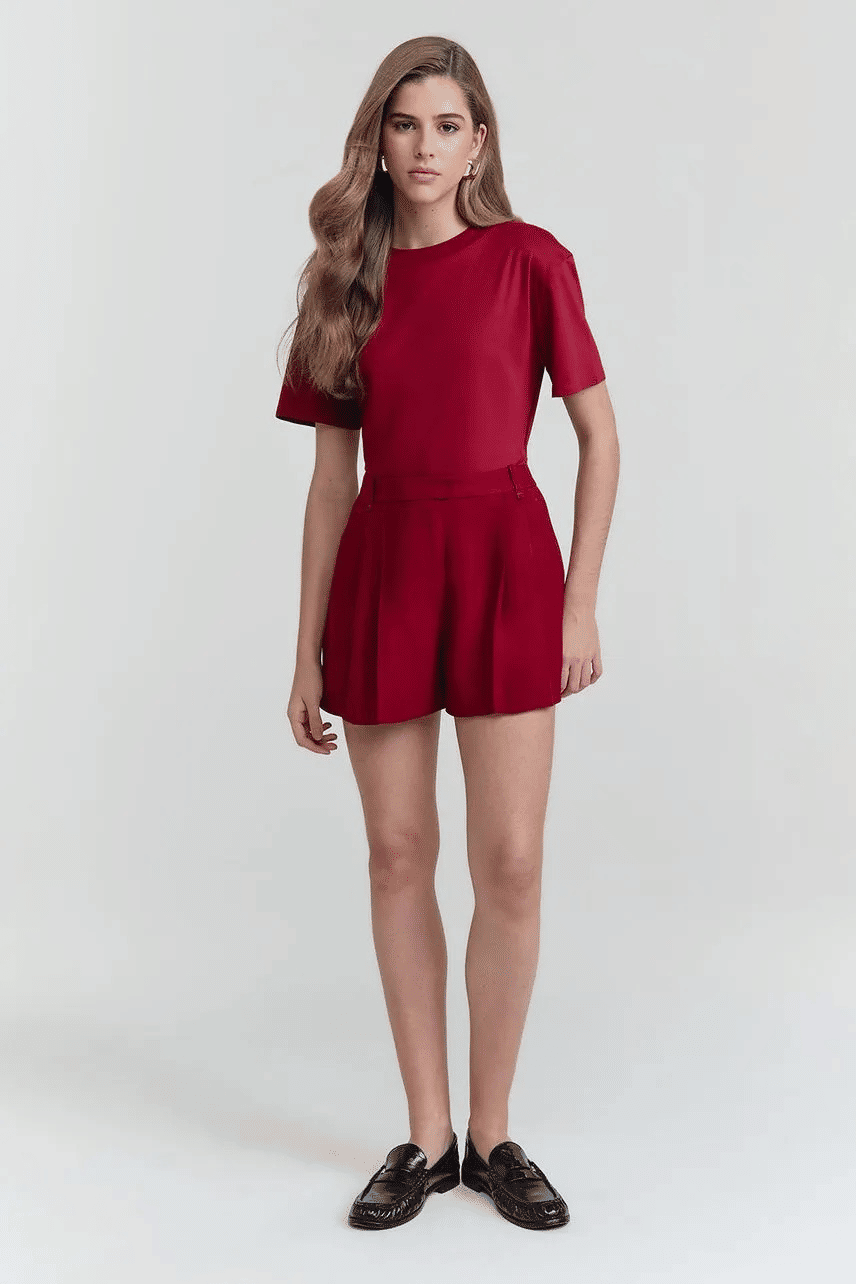 SHORTS VICKY VERMELHO SCOTCH NV SHORTS VICKY VERMELHO SCOTCH NV