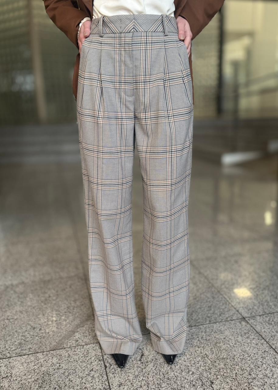 CALÇA ALFAIATARIA XADREZ PEINCIPE DE GALES ANIMALE CALÇA ALFAIATARIA XADREZ PEINCIPE DE GALES ANIMALE