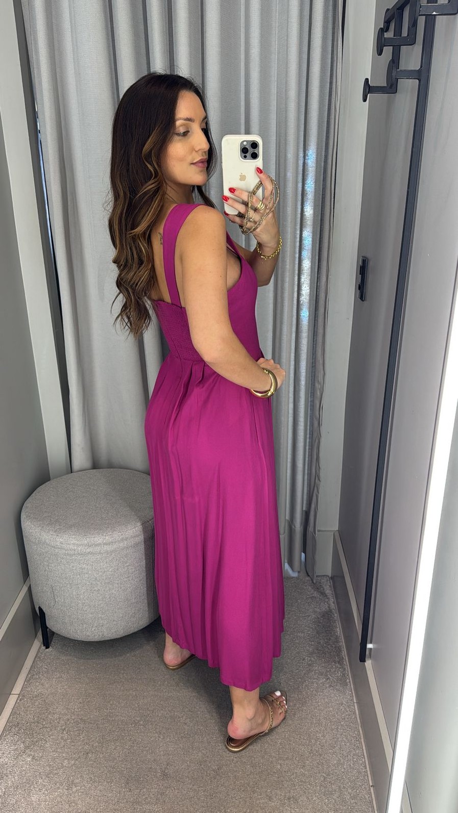 VESTIDO MIDI DECOTE QUADRADO COM LASTEX MORENA ROSA VESTIDO MIDI DECOTE QUADRADO COM LASTEX MORENA ROSA