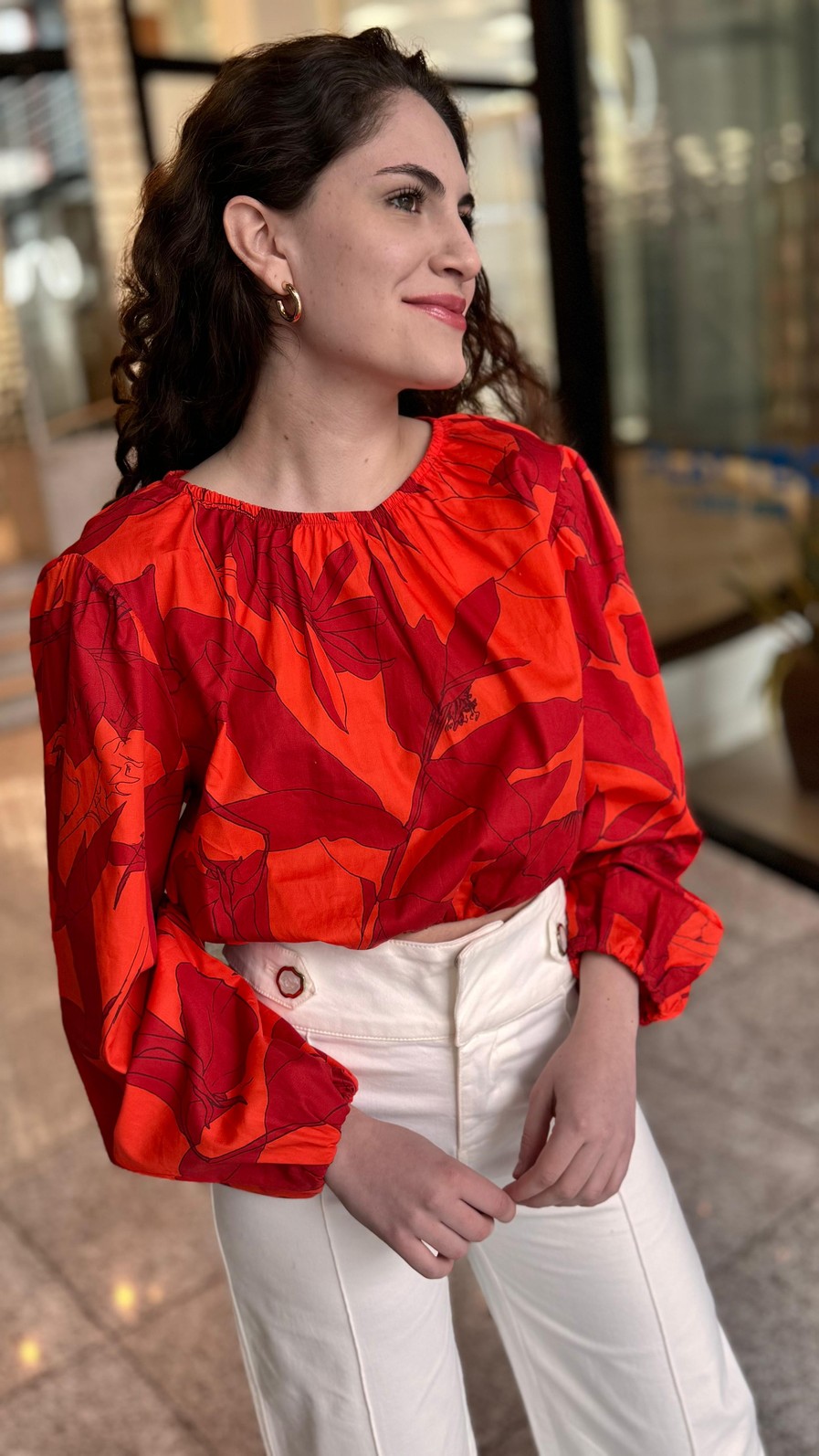 BLUSA DECOTE REDONDO MORENA ROSA